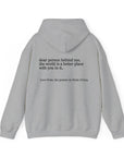 Dear Person Behind Me Unisex Hooded Sweatshirt