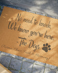 No Need to Knock Personalize Doormat