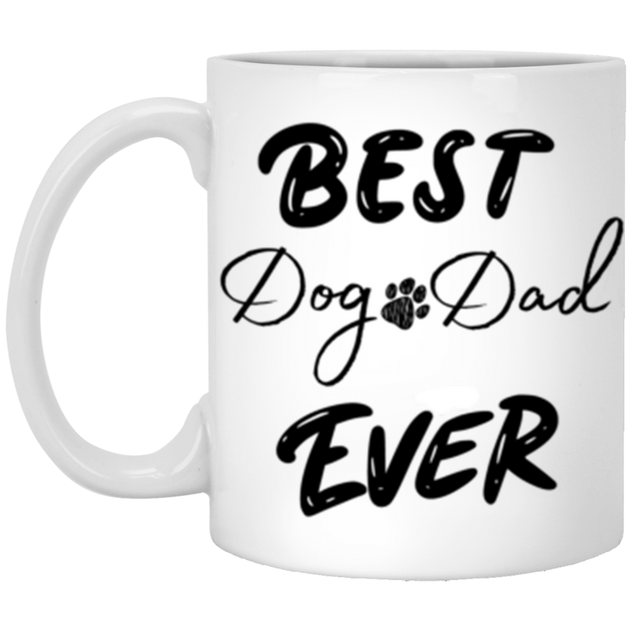 Dog Dad 11 oz. White Mug