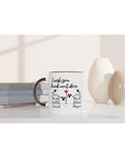 PersonIized Name Wish You Lived Next Door White 11oz Ceramic Mug with Color Inside