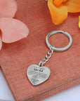 Wonderful Mom | Graphic Heart Keychain