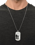 My Son | Be The Man You Can Be (Military Chain Dog Tag)