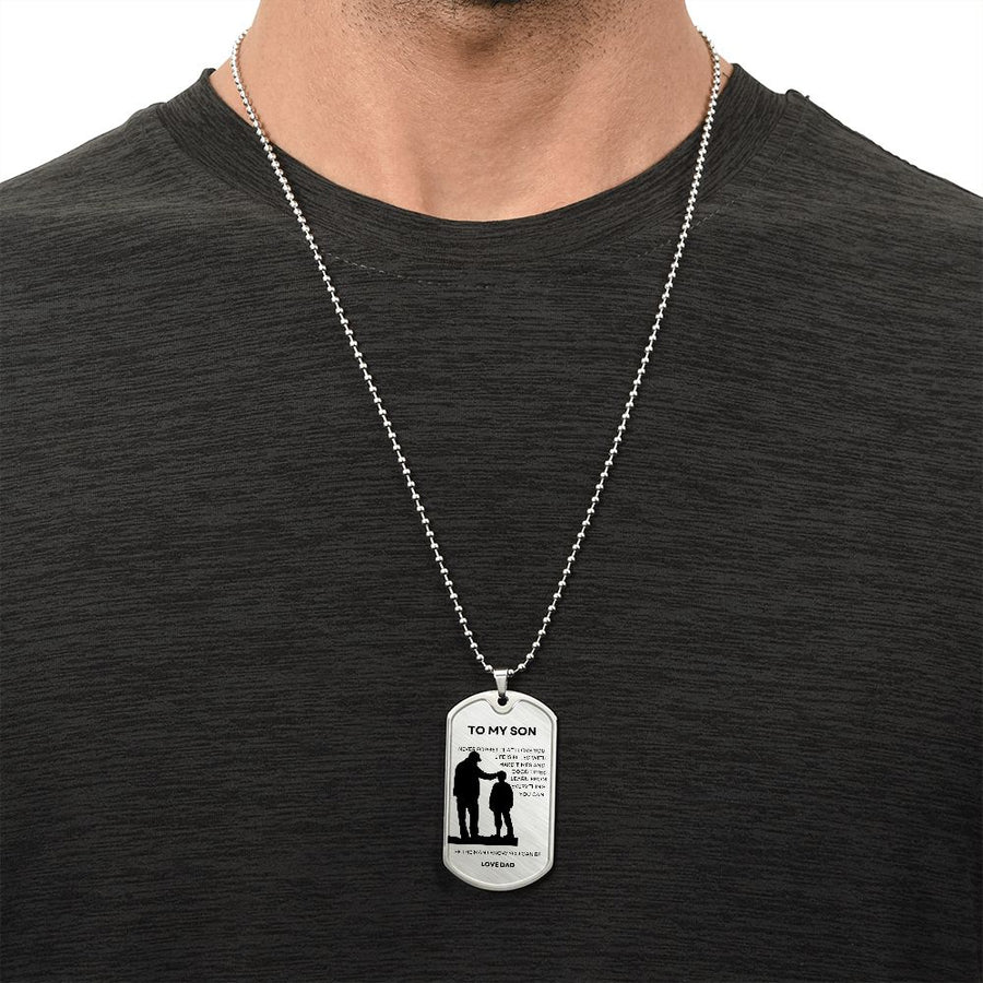 My Son | Be The Man You Can Be (Military Chain Dog Tag)