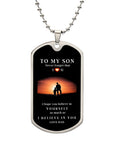 My Son| Never Forget (Military Chain)