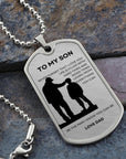 My Son | Be The Man You Can Be (Military Chain Dog Tag)