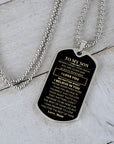 My Son | Believe in You (Dog Tag)