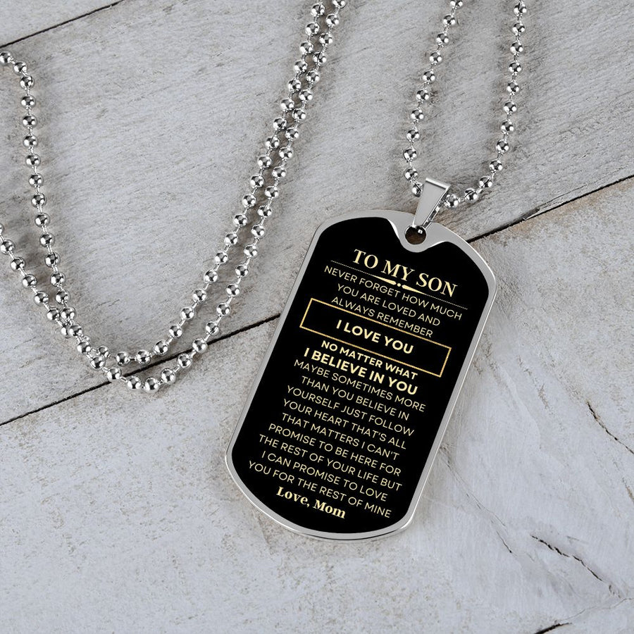 My Son | Believe in You (Dog Tag)