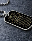 My Son | Believe in You (Dog Tag)