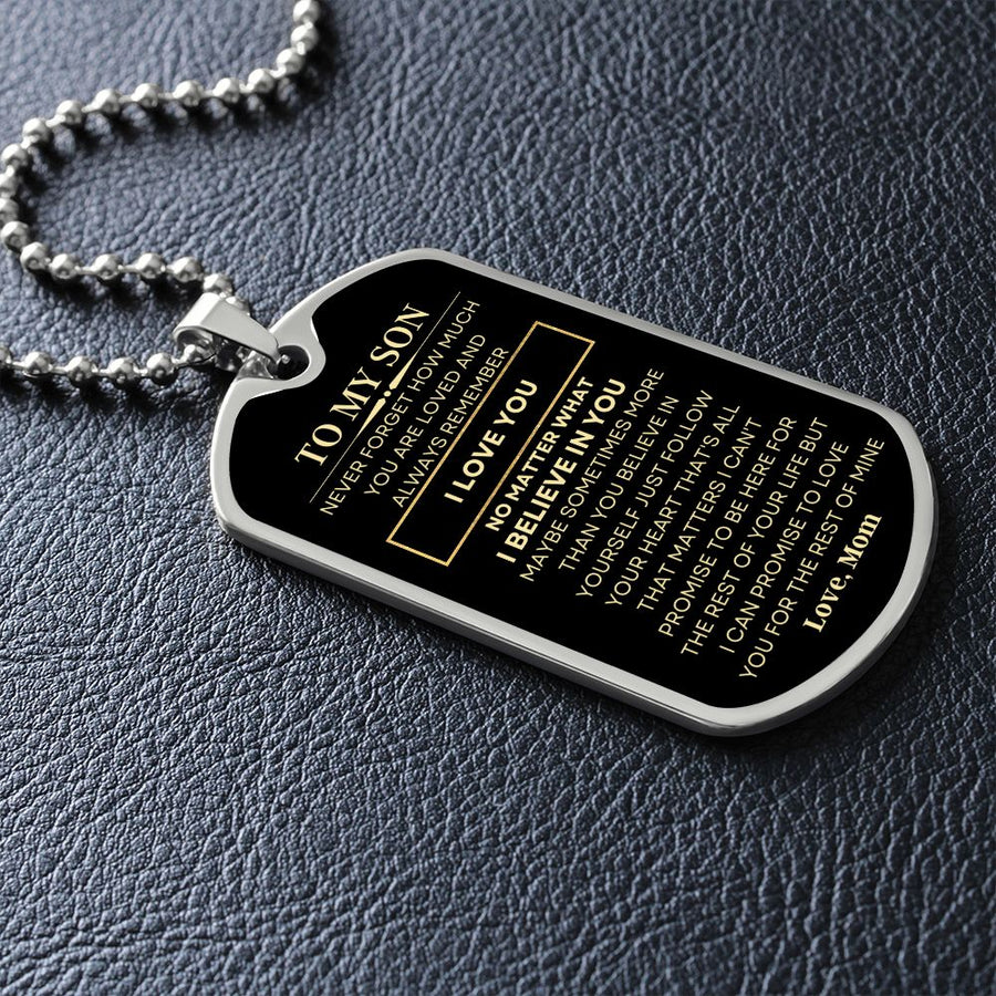 My Son | Believe in You (Dog Tag)