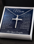 Mom | Shining Star (CZ Cross necklace)