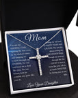 Mom | Shining Star (CZ Cross necklace)