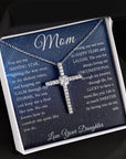 Mom | Shining Star (CZ Cross necklace)