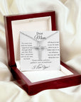 Mom | Your Patience (CZ Cross necklace)