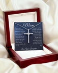 Mom | Shining Star (CZ Cross necklace)