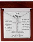 Mom | Your Patience (CZ Cross necklace)