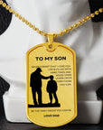 My Son | Be The Man You Can Be (Military Chain Dog Tag)