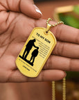 My Son | Be The Man You Can Be (Military Chain Dog Tag)