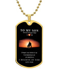 My Son| Never Forget (Military Chain)