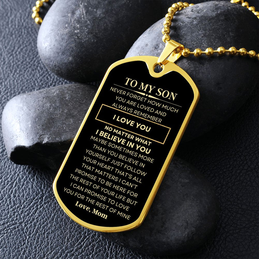 My Son | Believe in You (Dog Tag)