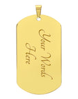 My Son | Believe in You (Dog Tag)