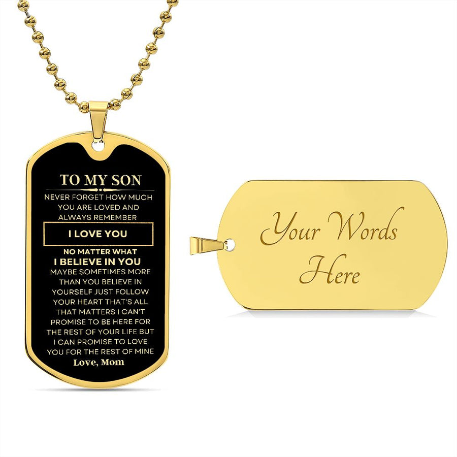 My Son | Believe in You (Dog Tag)