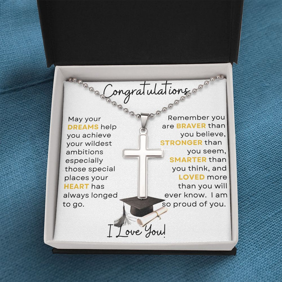 Graduation | Congratulations (Cross Necklace)