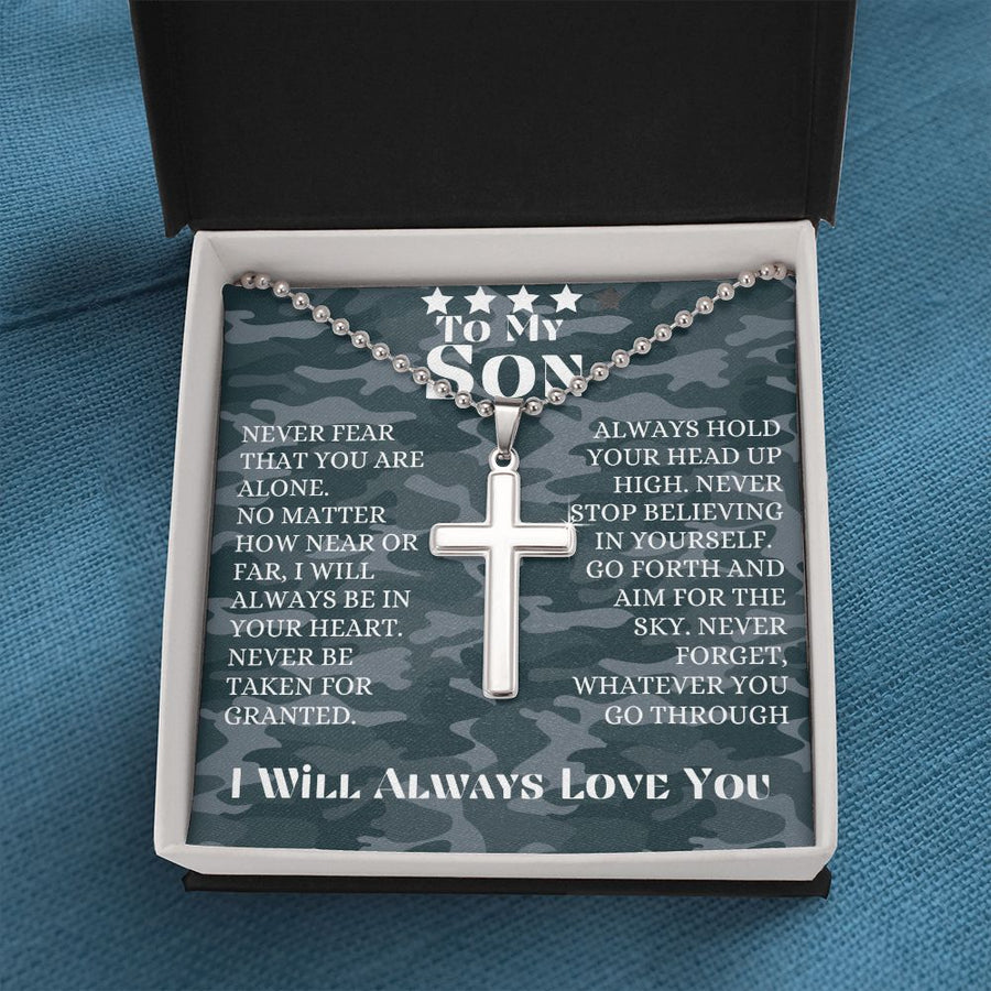 Son | Never Alone (Cross Necklace)