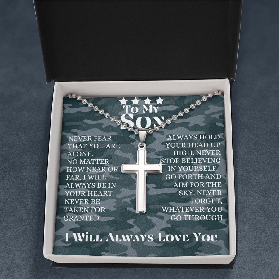 Son | Never Alone (Cross Necklace)