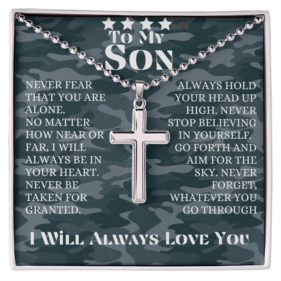 Son | Never Alone (Cross Necklace)