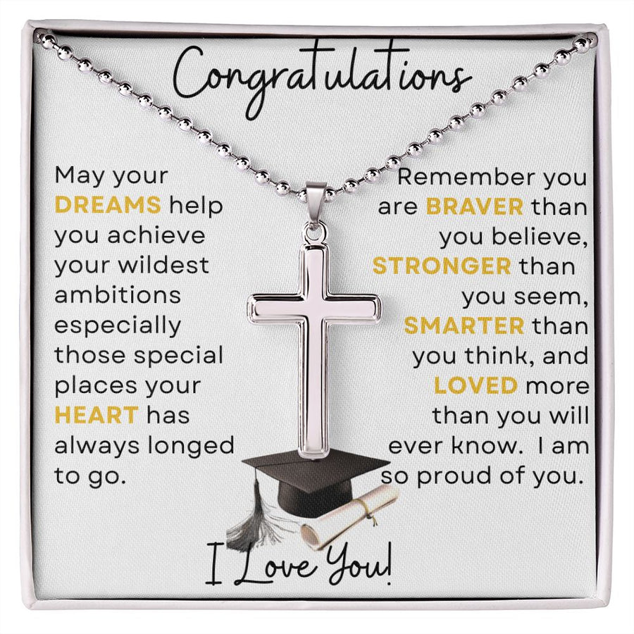 Graduation | Congratulations (Cross Necklace)