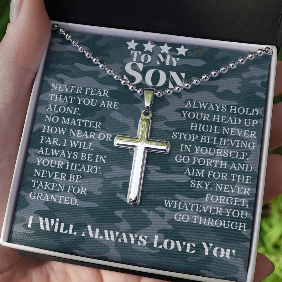 Son | Never Alone (Cross Necklace)