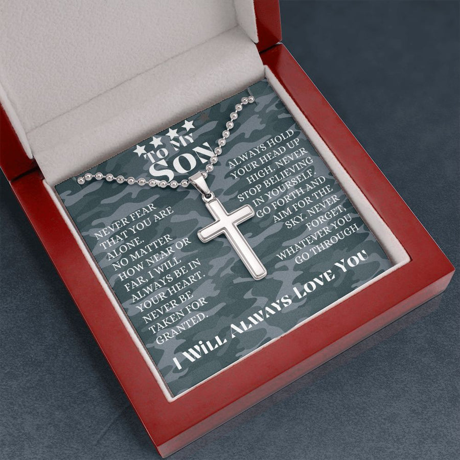 Son | Never Alone (Cross Necklace)