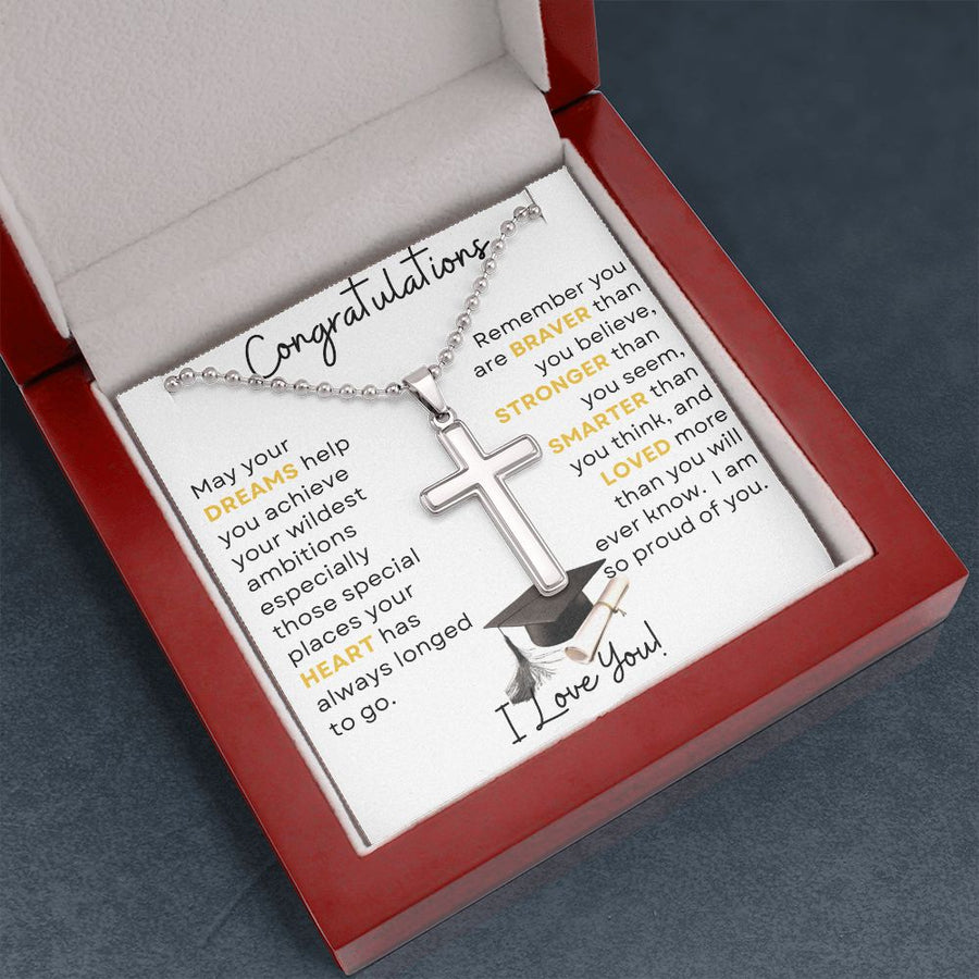 Graduation | Congratulations (Cross Necklace)