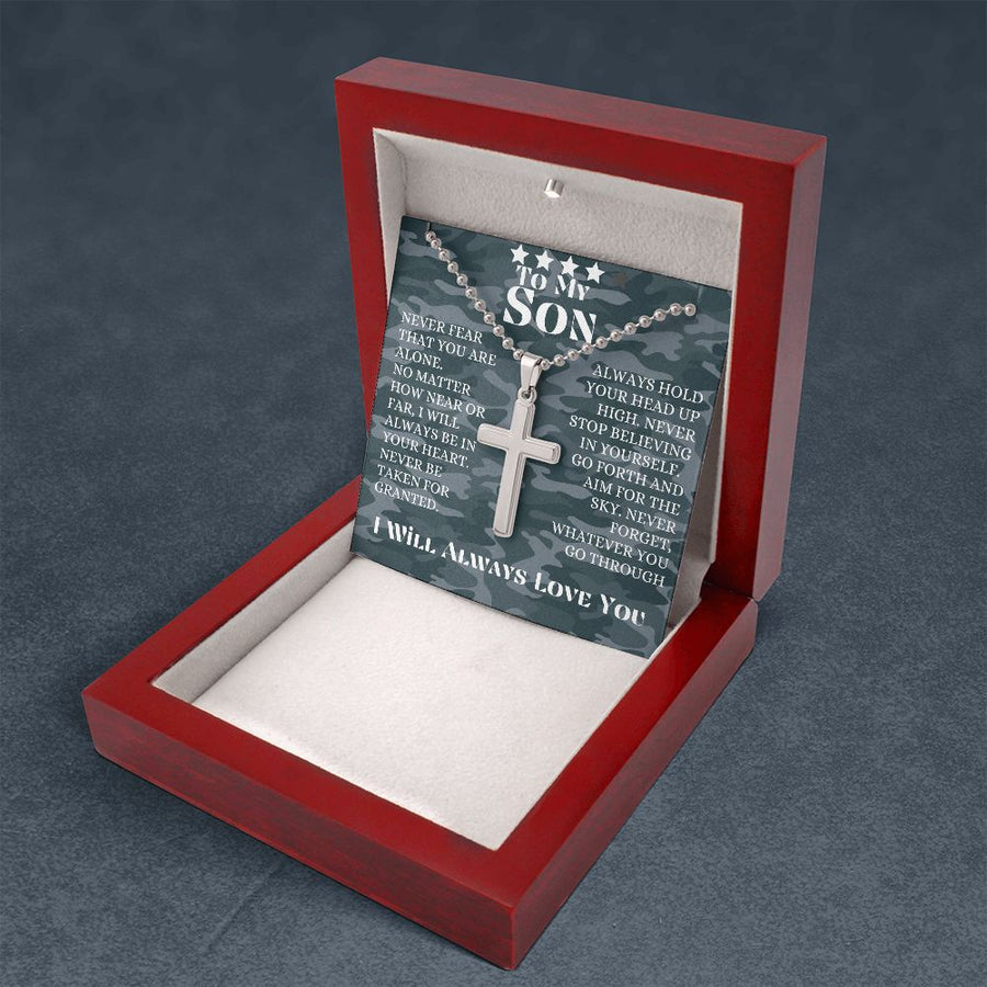 Son | Never Alone (Cross Necklace)