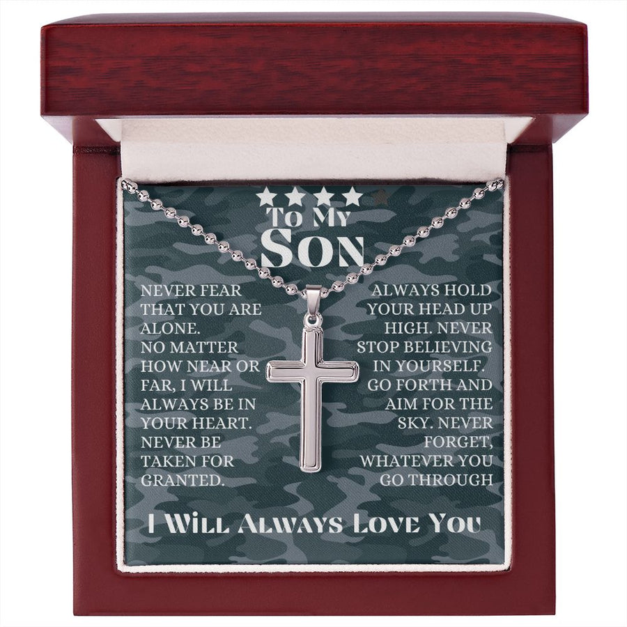 Son | Never Alone (Cross Necklace)