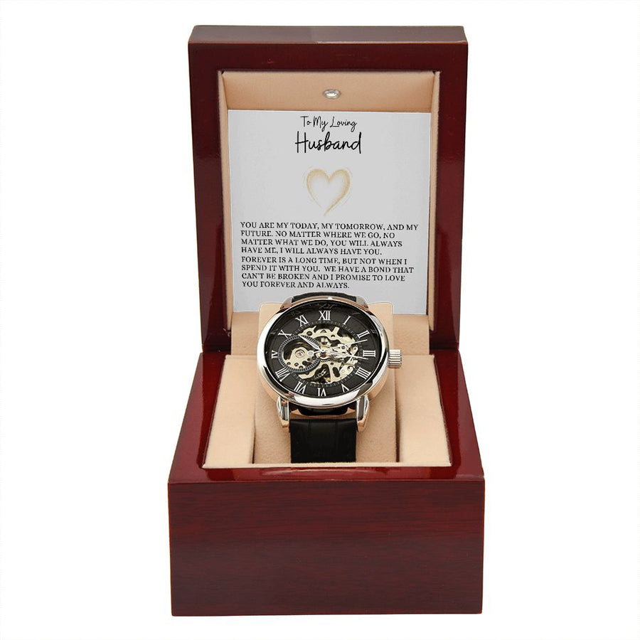 Husband | You are My (Men's Openwork Watch )