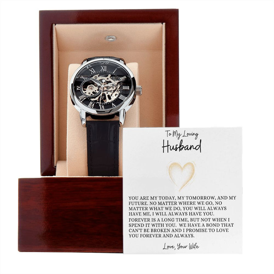 Husband | You are My (Men's Openwork Watch )