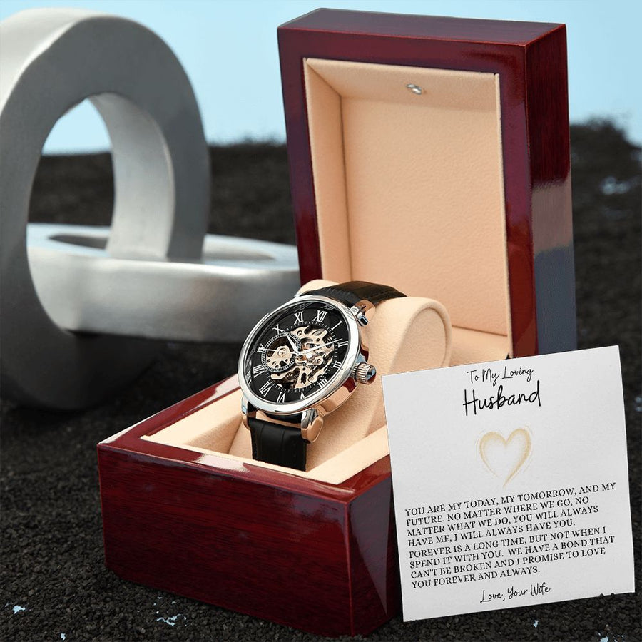 Husband | You are My (Men's Openwork Watch )