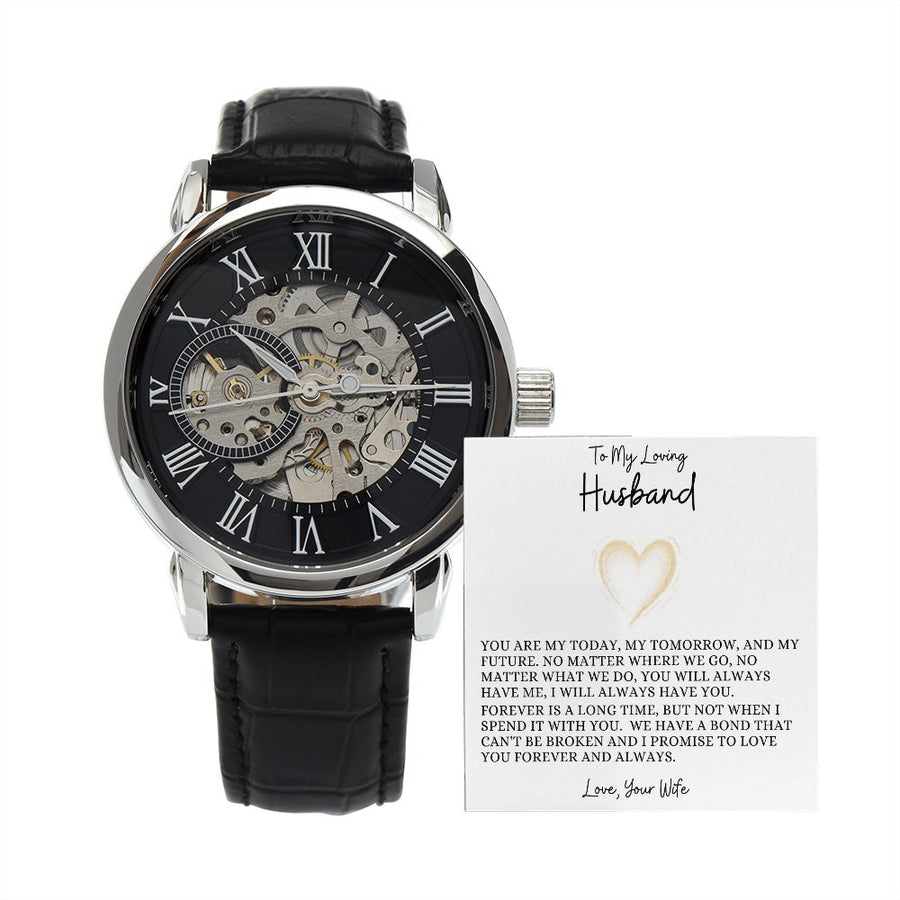 Husband | You are My (Men's Openwork Watch )