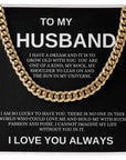 Husband | I am Lucky (Cuban Link Chain )