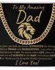 Dad | For Years ( Cuban Link Chain)