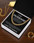 Husband | I am Lucky (Cuban Link Chain )