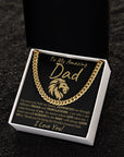 Dad | For Years ( Cuban Link Chain)