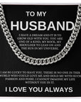 Husband | I am Lucky (Cuban Link Chain )