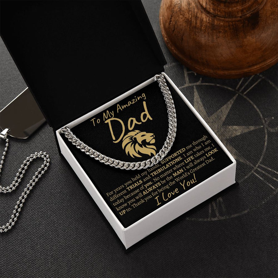 Dad | For Years ( Cuban Link Chain)