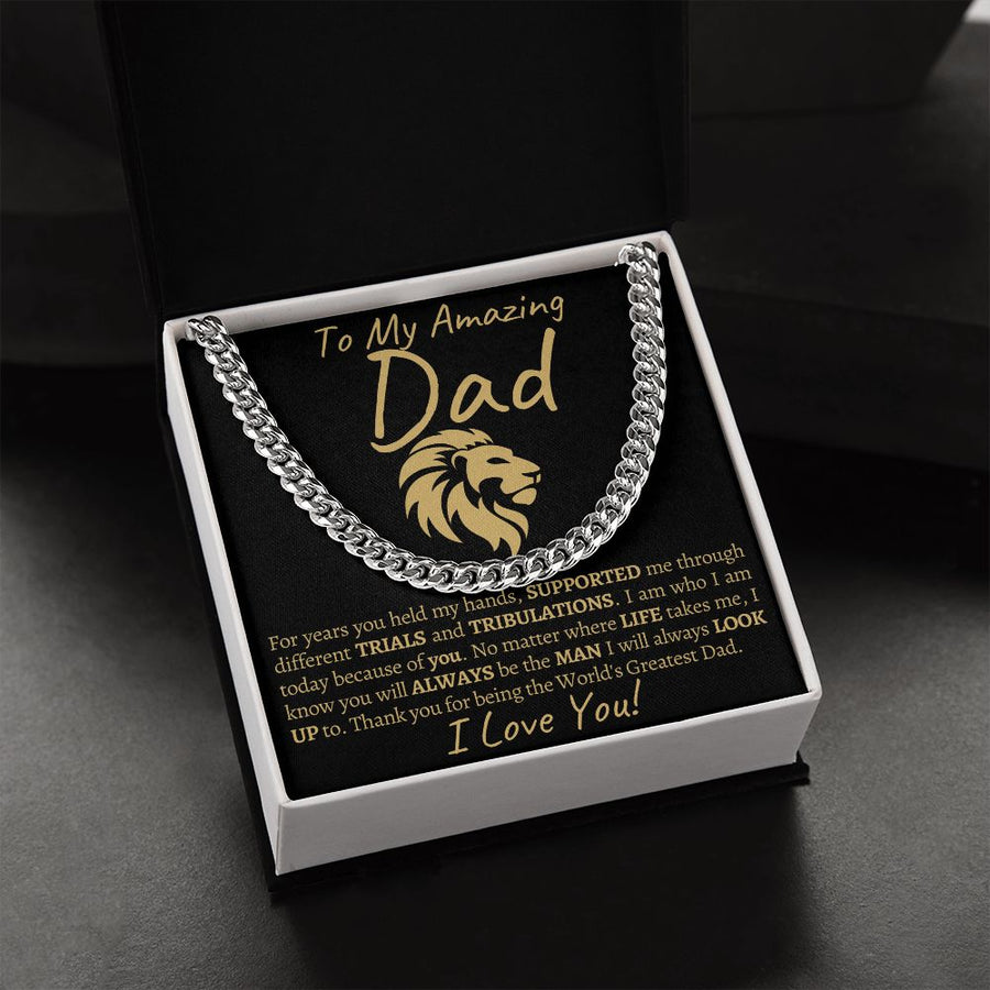 Dad | For Years ( Cuban Link Chain)