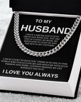 Husband | I am Lucky (Cuban Link Chain )