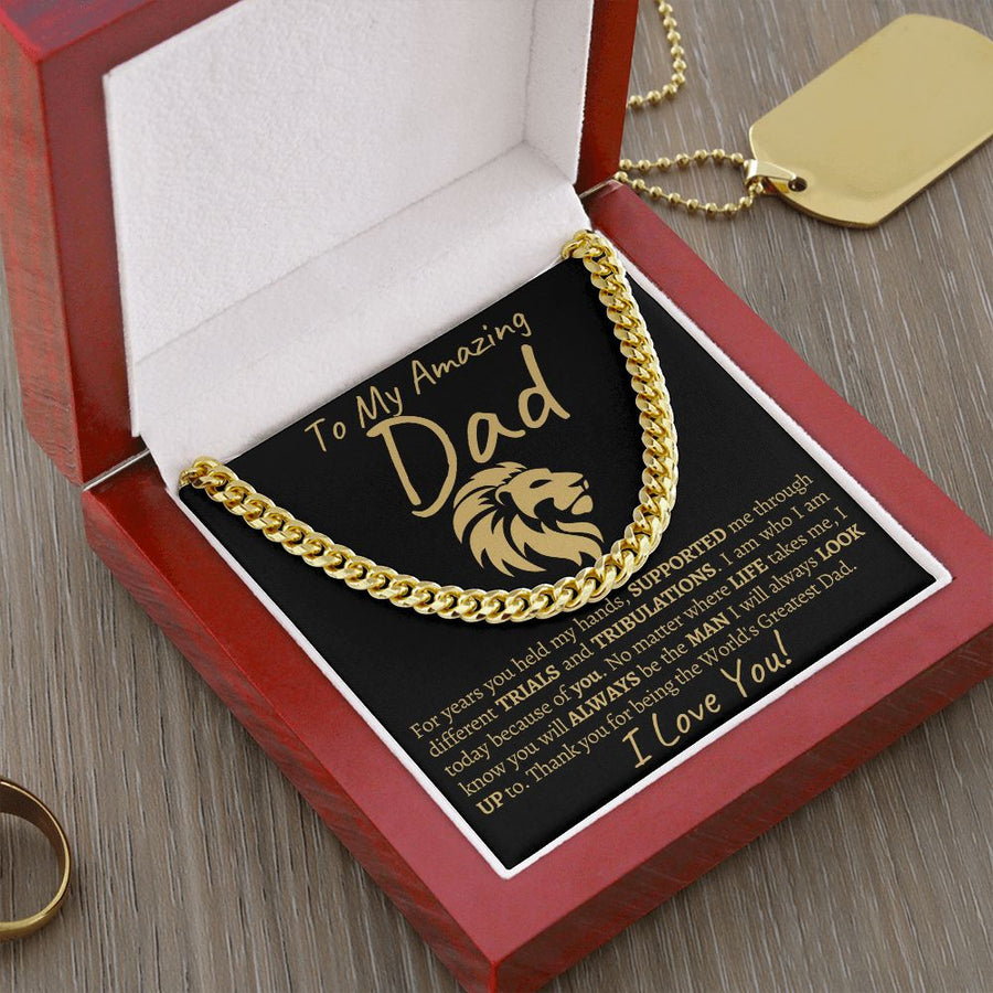 Dad | For Years ( Cuban Link Chain)