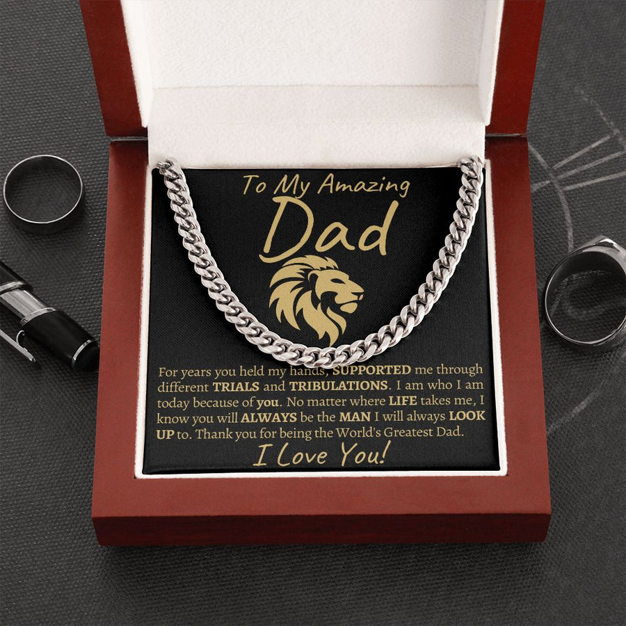 Dad | For Years ( Cuban Link Chain)