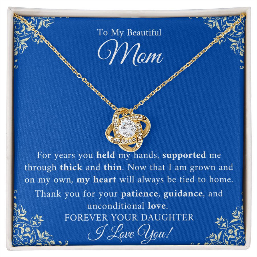 Mom | Unconditional Love ( Love Knot Necklace)